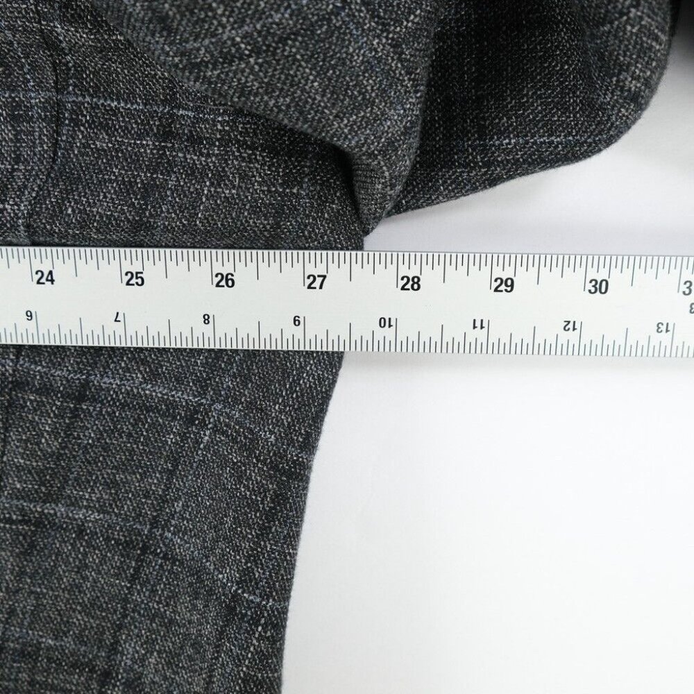 Modern Hickey Freeman Custom Sport Coat Men 53R Knit Wool USA Suit Jacket Gray - Picture 7 of 12